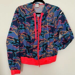 Adidas Stella McCartney Stella Sport Camo Windbreaker Jacket sz M